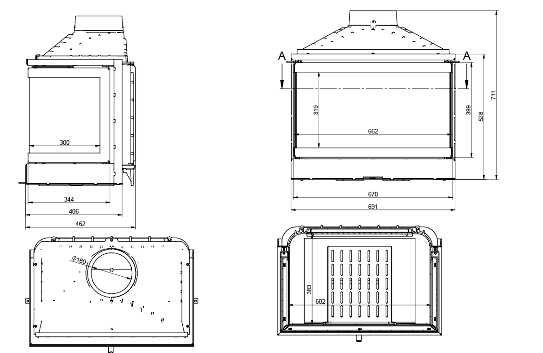 kaz3000ページ Insert cheminée à bois KFD ECO MAX 7 3F basic| fabrication